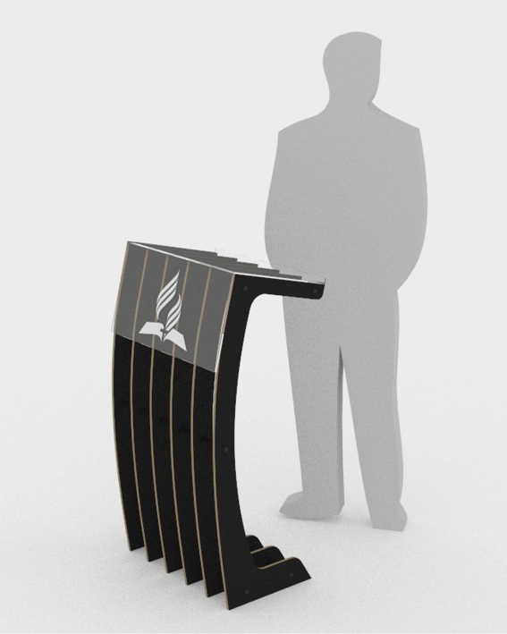 Mobile lectern